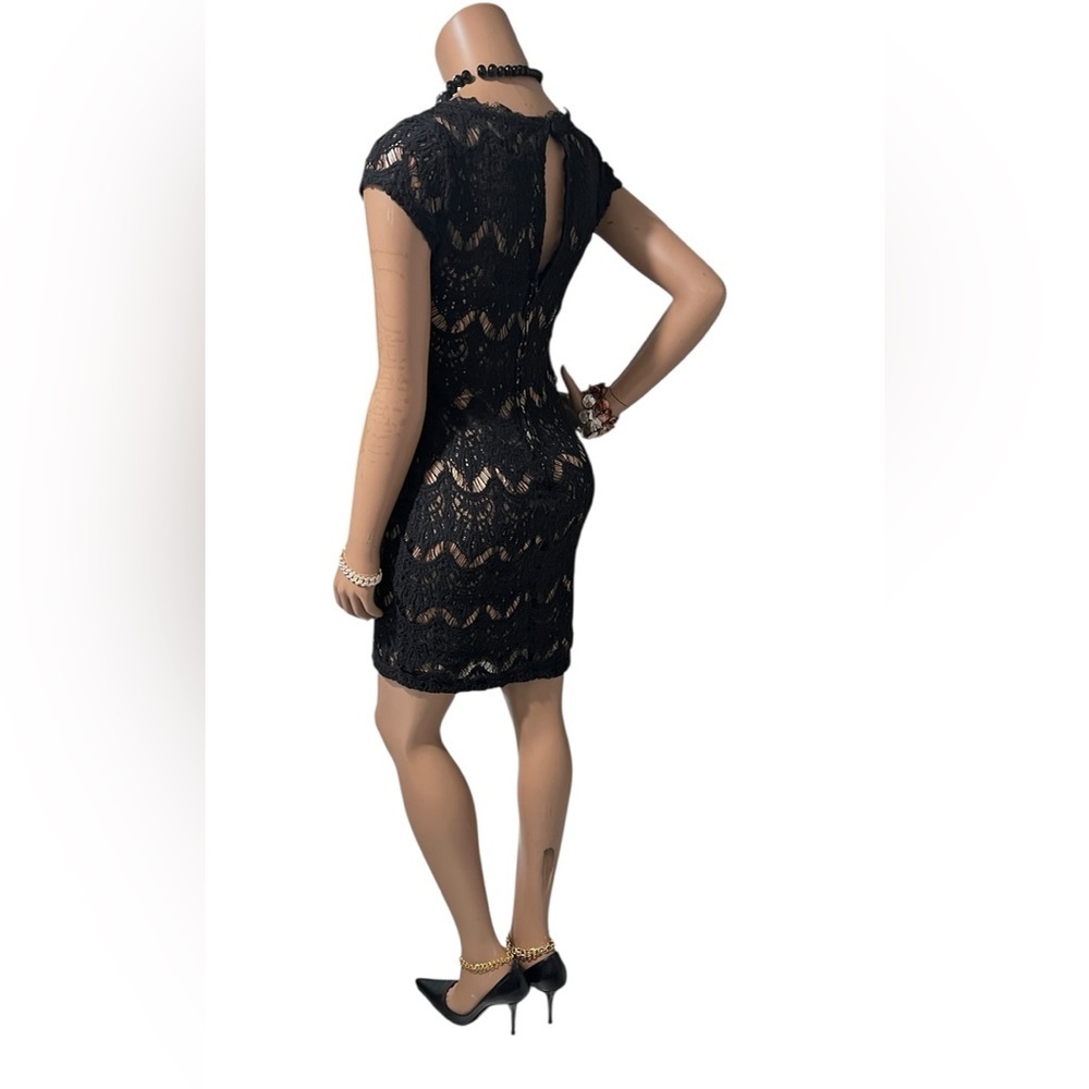 B Darlin Black Lace Mini Dress☑️ - Picture 9 of 10
